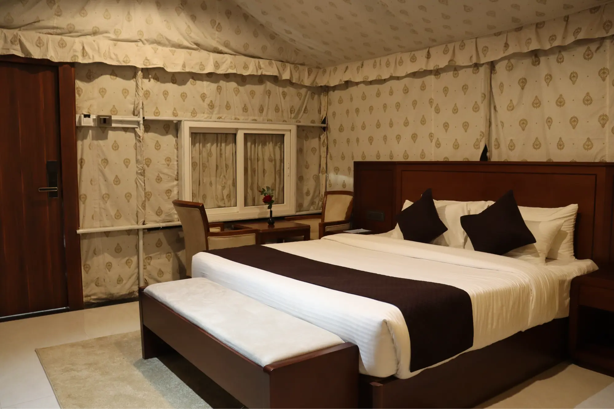 Tent interior